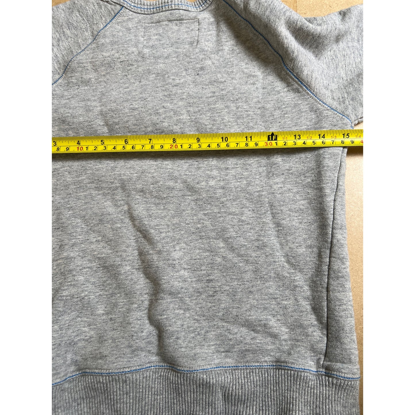 Mini Boden Gray Sweater Size 7-8Y "Awesome" Logo