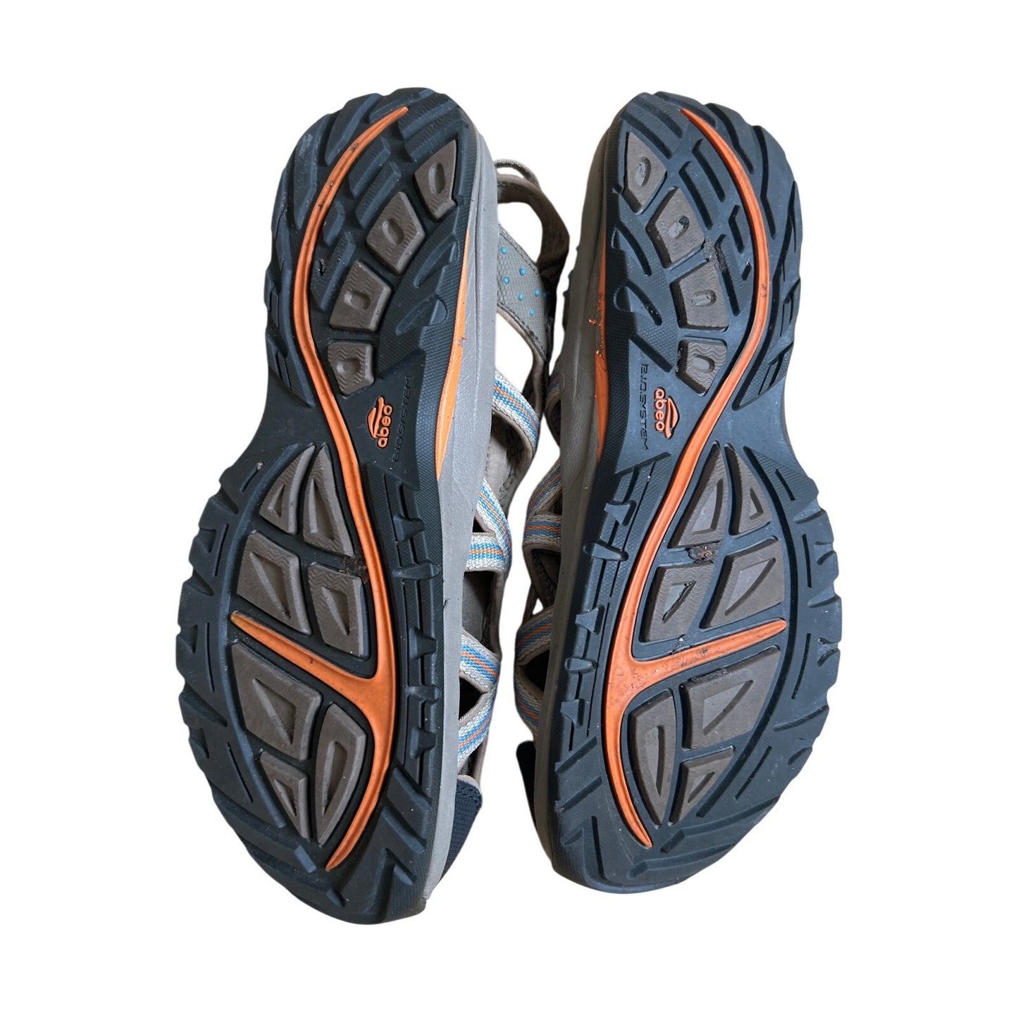 Abeo Gray and Orange  Sandals W 12 1/2