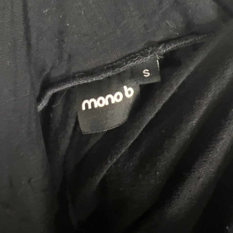 Mono B Black Sweatpants Size Small Rayon