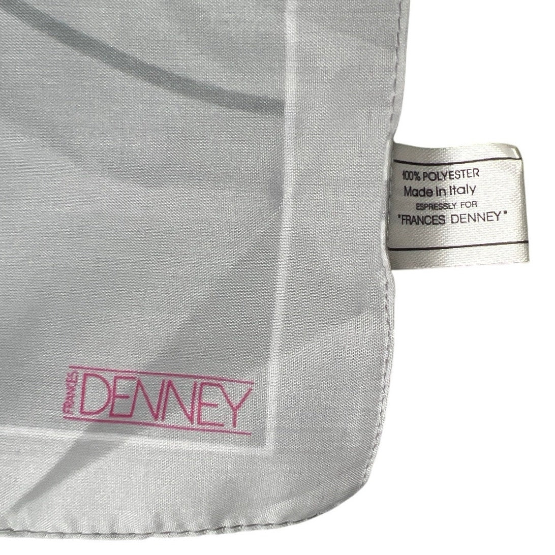 Frances Denney Polyester Made In Italy Floral Scarf