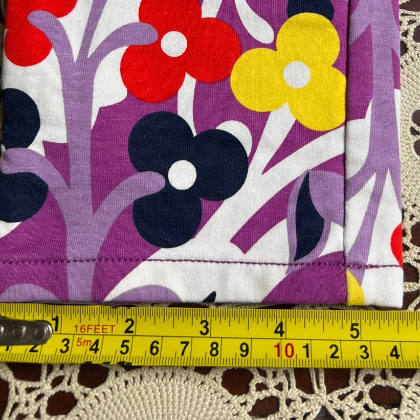 Hanna Andersson Girls Floral Print Pants Multi Color Size 140