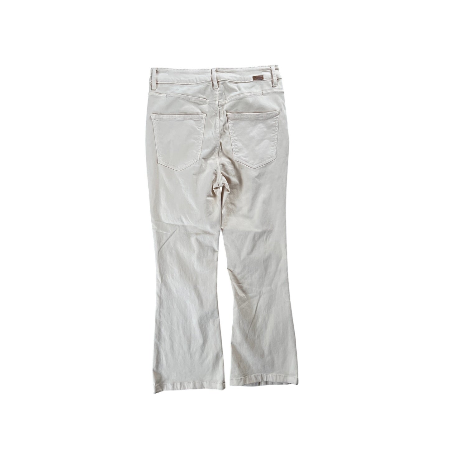 Massimo Dutti White Flare Wide Leg Women Size 4