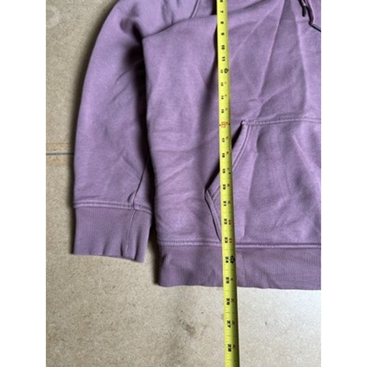 Carhartt Sweater Mens 2XL Purple Pullover Hooded Lined Pockets Relaxed Fit
