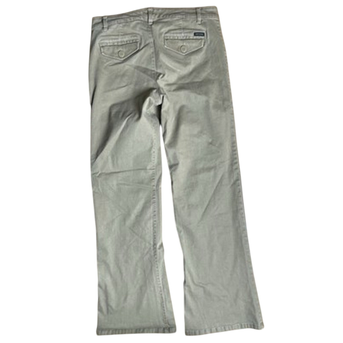 Sanctuary Pants Womens 30 Green Chino Twill Relaxed Fit Pockets Flat Front