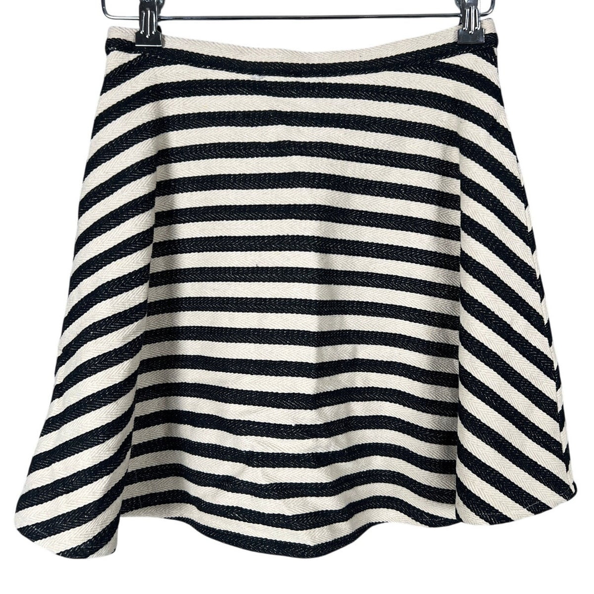 Greylin Size Small Skirt Cotton Stripped Circle A Line