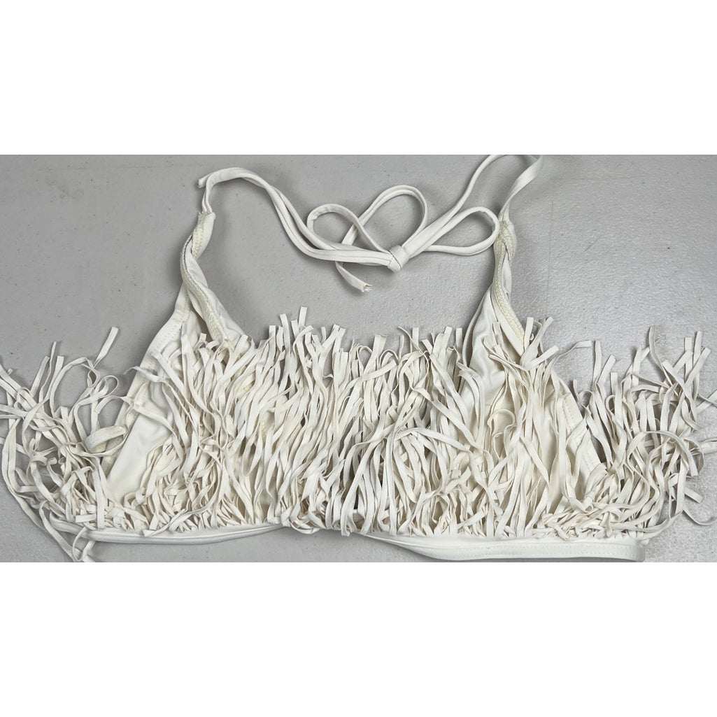 L- Space Women Swimwear Bikini White *Dimensions In Pictures*