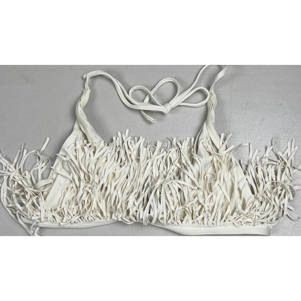 L- Space Women Swimwear Bikini White *Dimensions In Pictures*