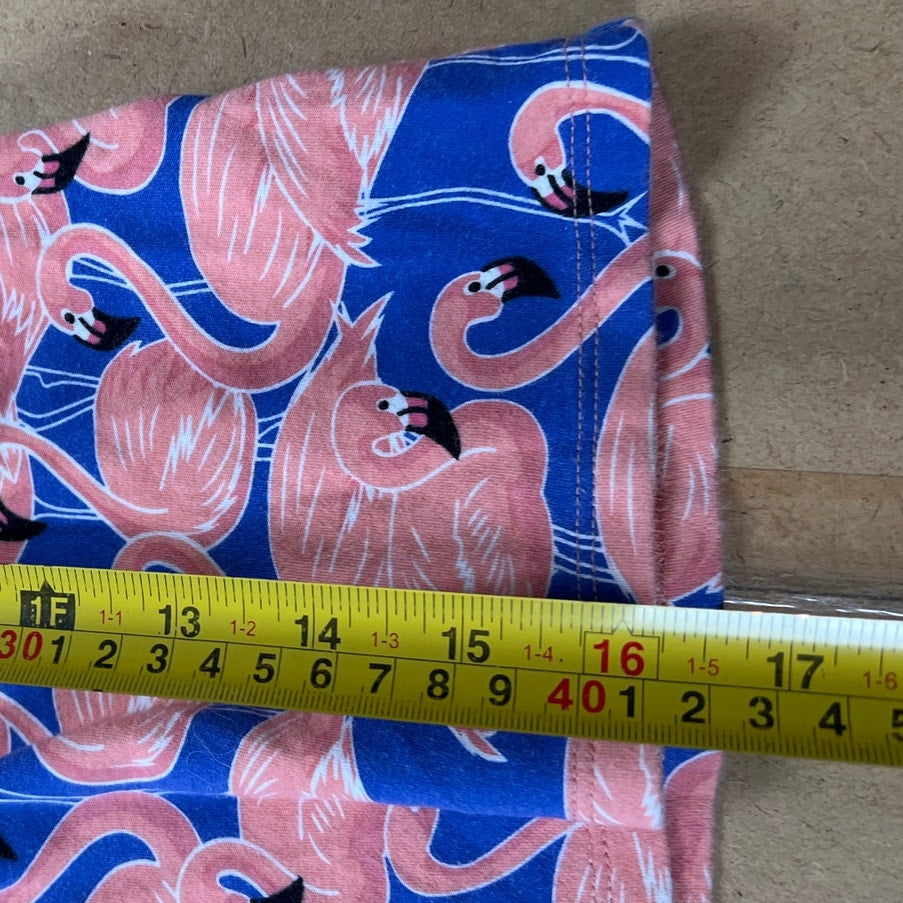 Sleep-No-More.com 100% Cotton Girl Dress Flamingo AOP Size 12-18M