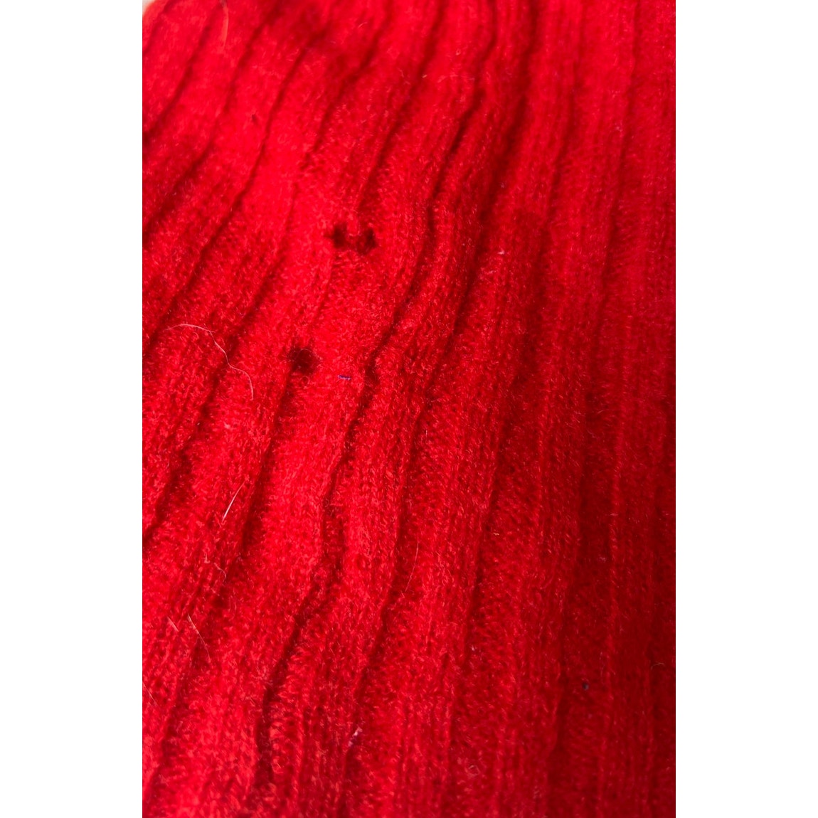 Fjall Raven Byron Hat Red Thin One Size Beanie W/ Holes