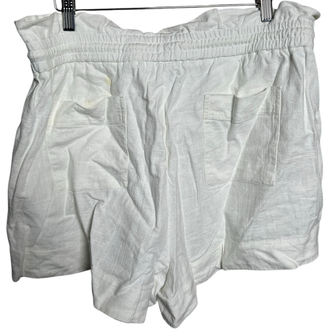House Of Harlow 1960 Size Large Women White High Waist Shorts