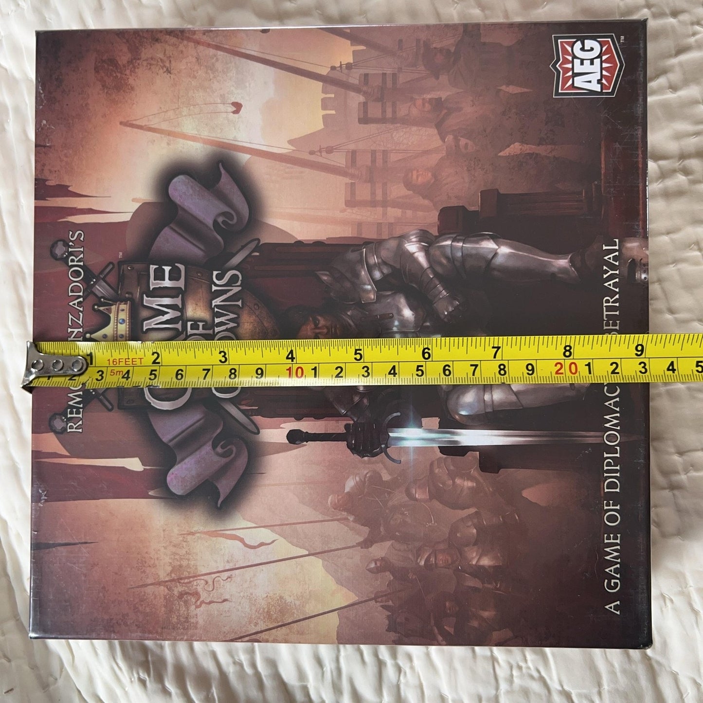 Alderac Game Of Crowns Strategy Board Game 2015 4-8 Players Diplomacy AEG