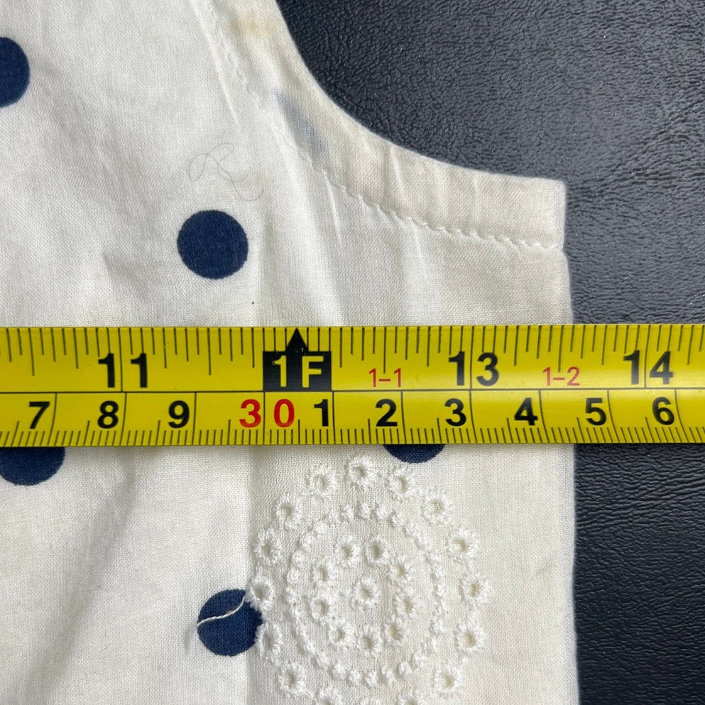 Crewcuts Size Youth 6 100% Cotton Polka Dot Dress