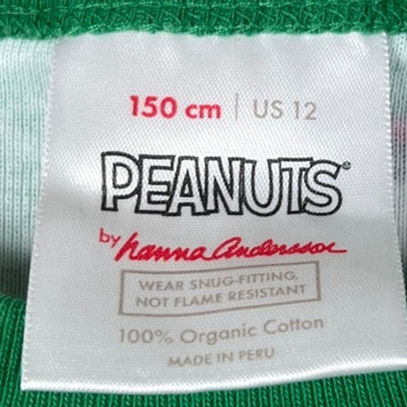 Hanna Andersson Peanuts toddler Long-Johns Set Size 12 (150cm)