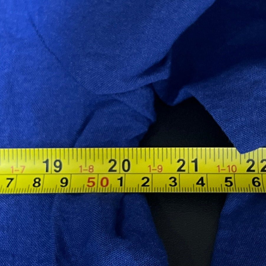 Habitat Women’s Jacket Size M Blue Pockets Button Boho Coastal Grandma