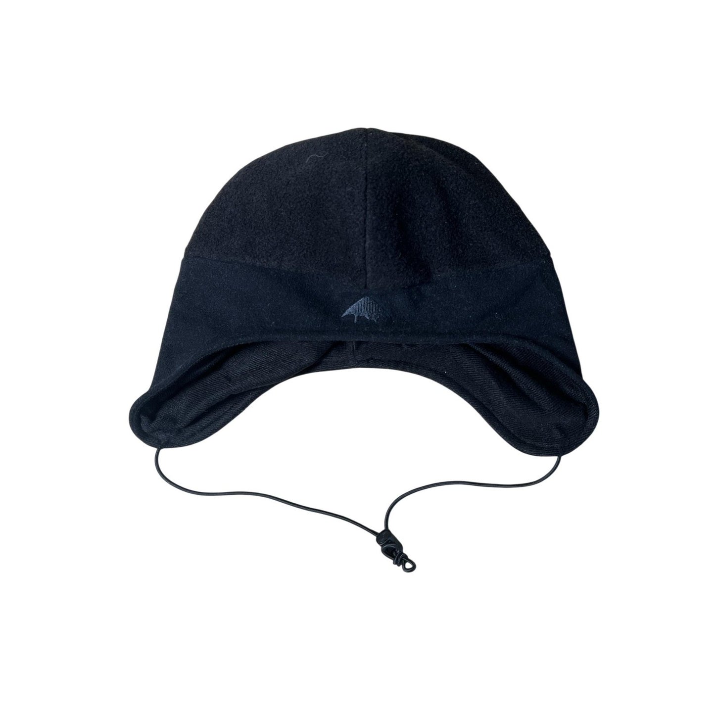 DuPont Trapper Hat Mens M Black Ear Flap Lined Insulated Adjustable Fleece