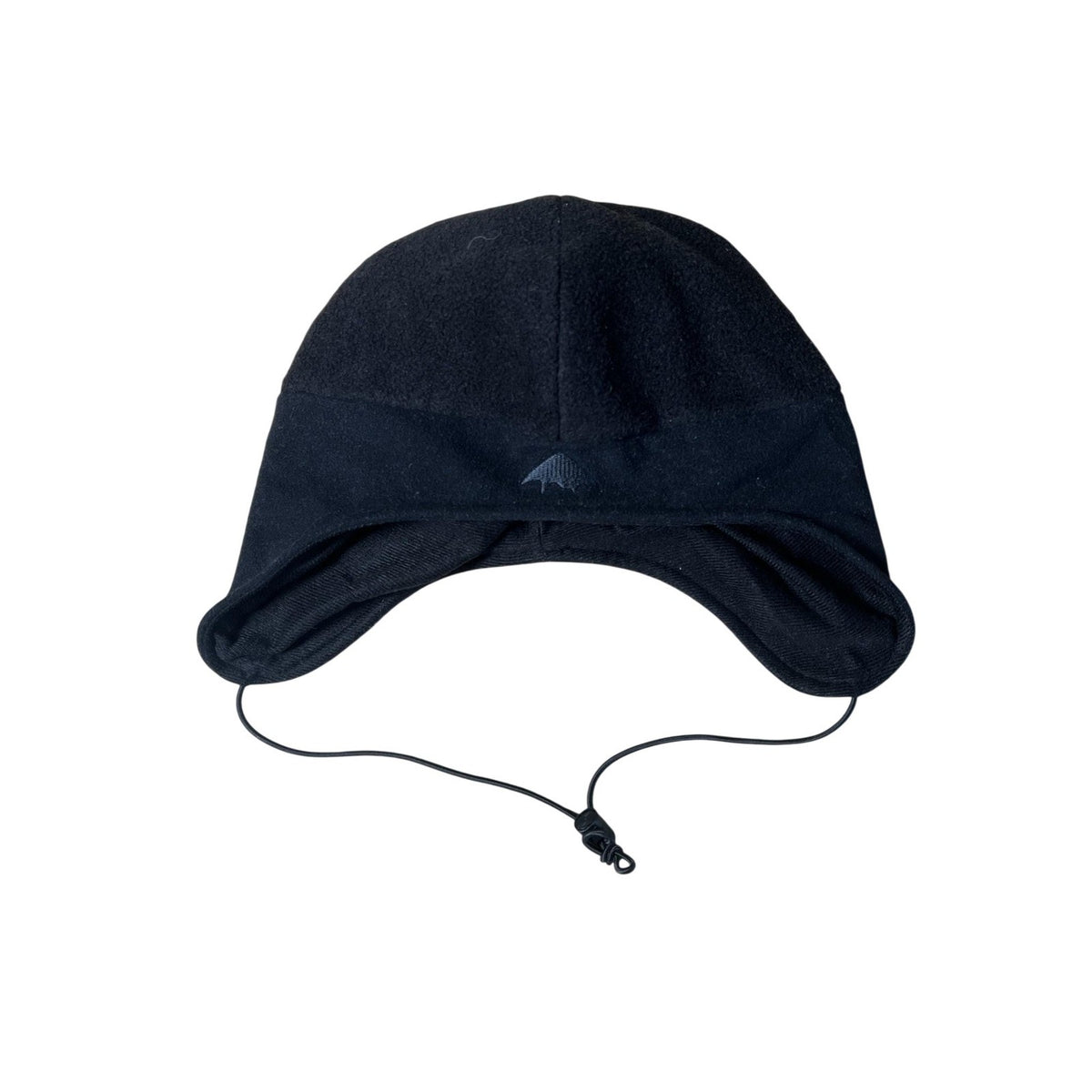 DuPont Trapper Hat Mens M Black Ear Flap Lined Insulated Adjustable Fleece