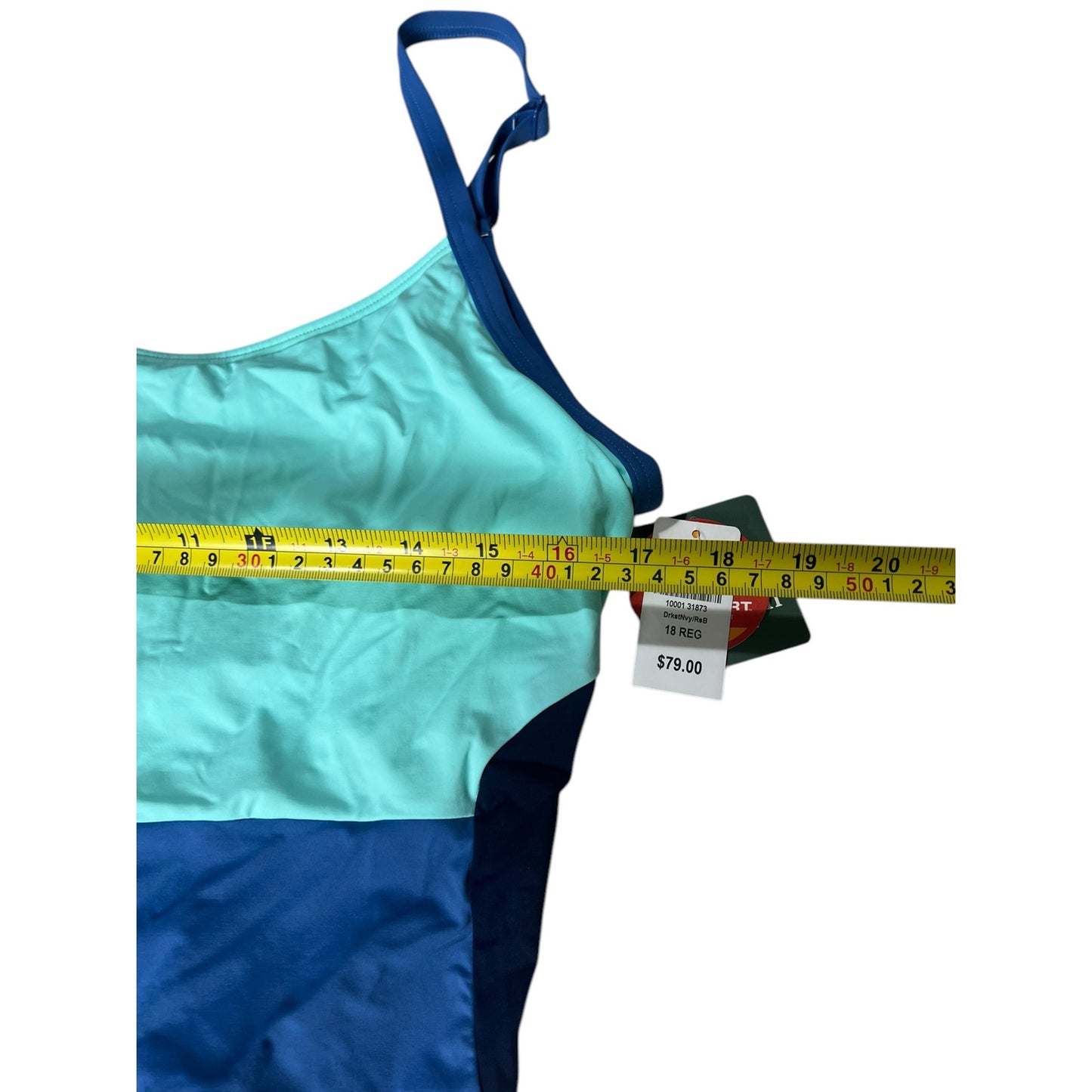 L.L. Bean Sunblocking Swimwear 18R Swimwear Scoopneck Tanksuit