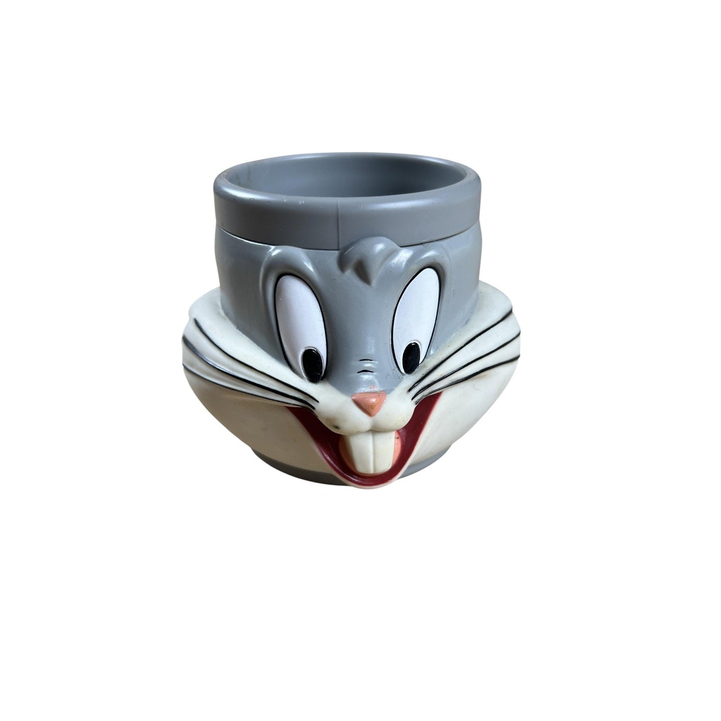 McDonald's Bugs Bunny Character Mug Gray 1992 Promotional Partners Made In China