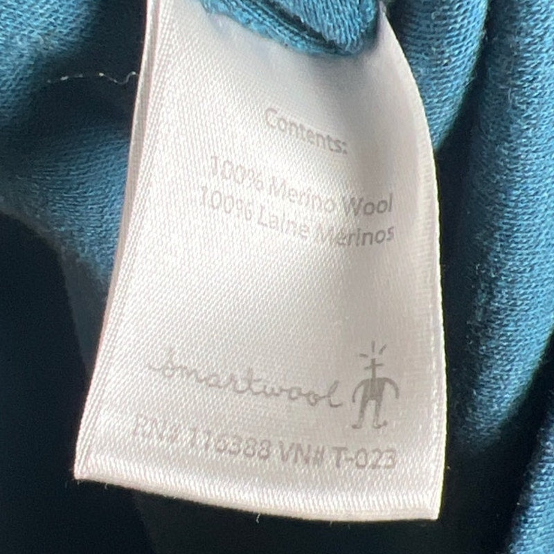 Midwest Mountaineering 100% Merino Wool Blue Half Zip Women's Size S