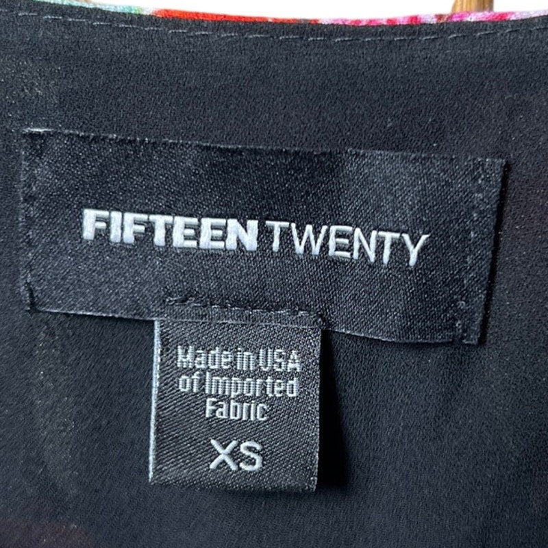 Fifteen Twenty Camisole Floral Sleeveless Spaghetti Straps Top Size XS