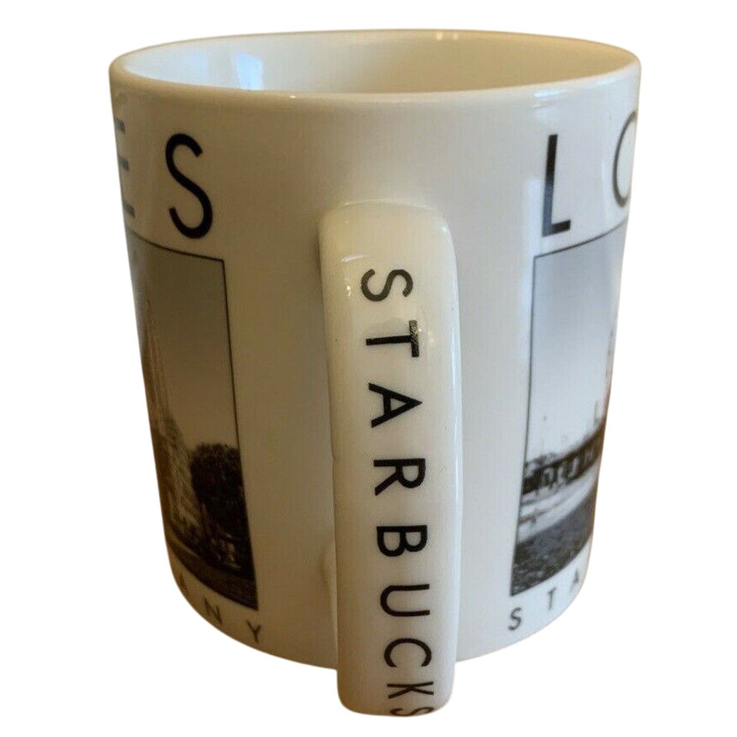 Starbucks 2005 LOS ANGELES City Scenes Barista 14oz coffee tea mug cup