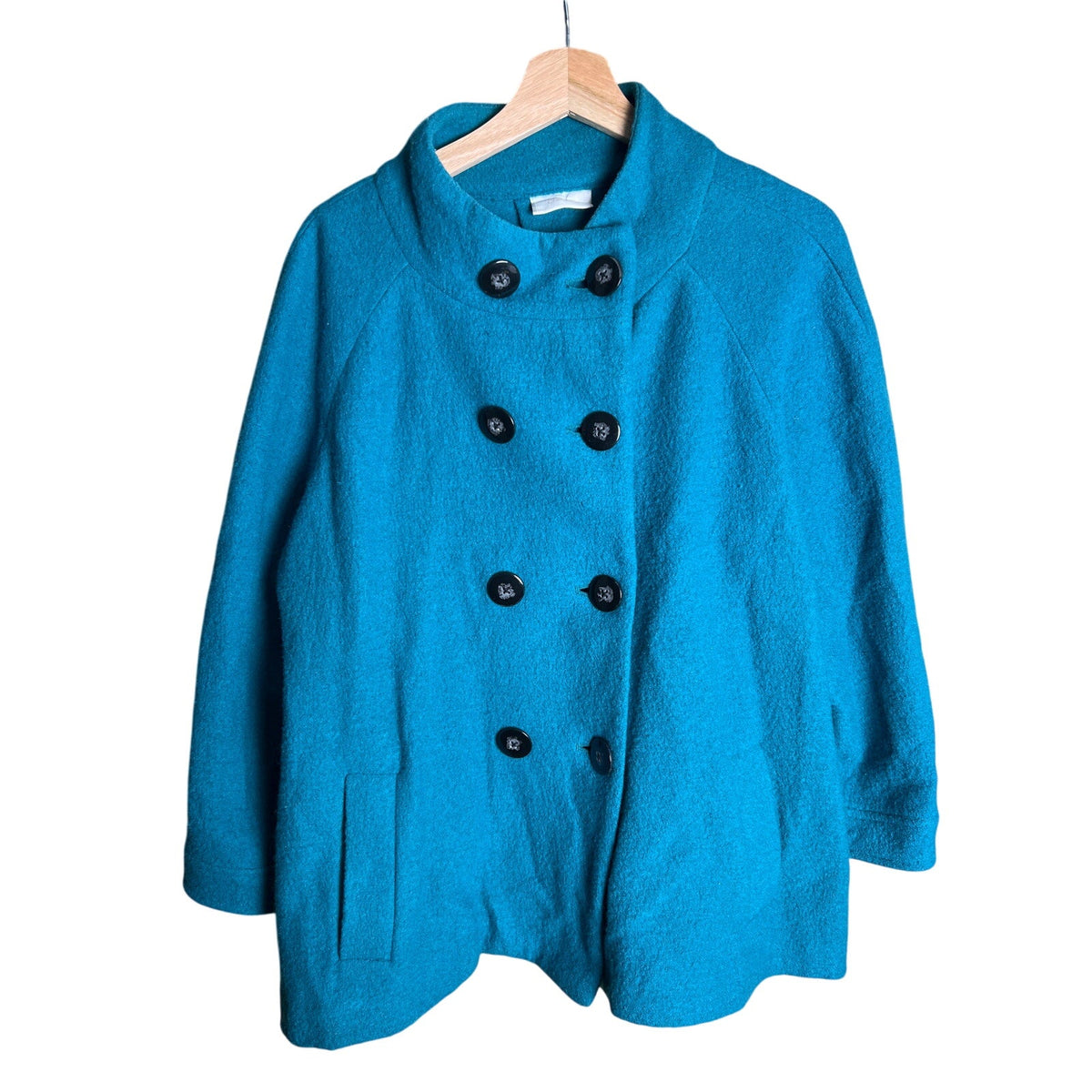 Chico's Women's Wool Classic Touch Ammi Jacket Deep Emerald