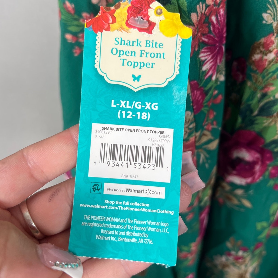 The Pioneer Woman Green Floral Shawl Size L/XL