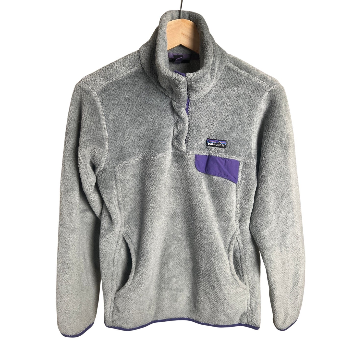 Patagonia Women’s Retool Snap T Fleece Jacket Pullover Medium M