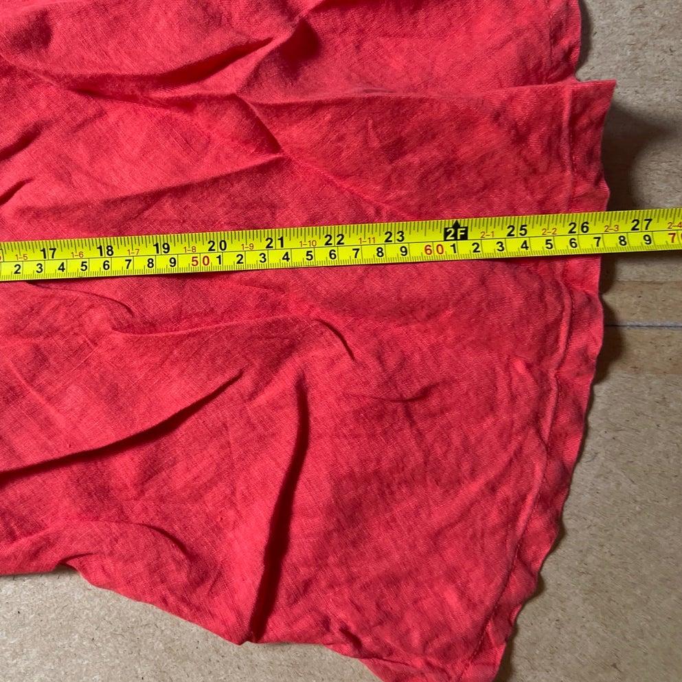 Vintage Match Point Red Blouse Tank Women Size Large