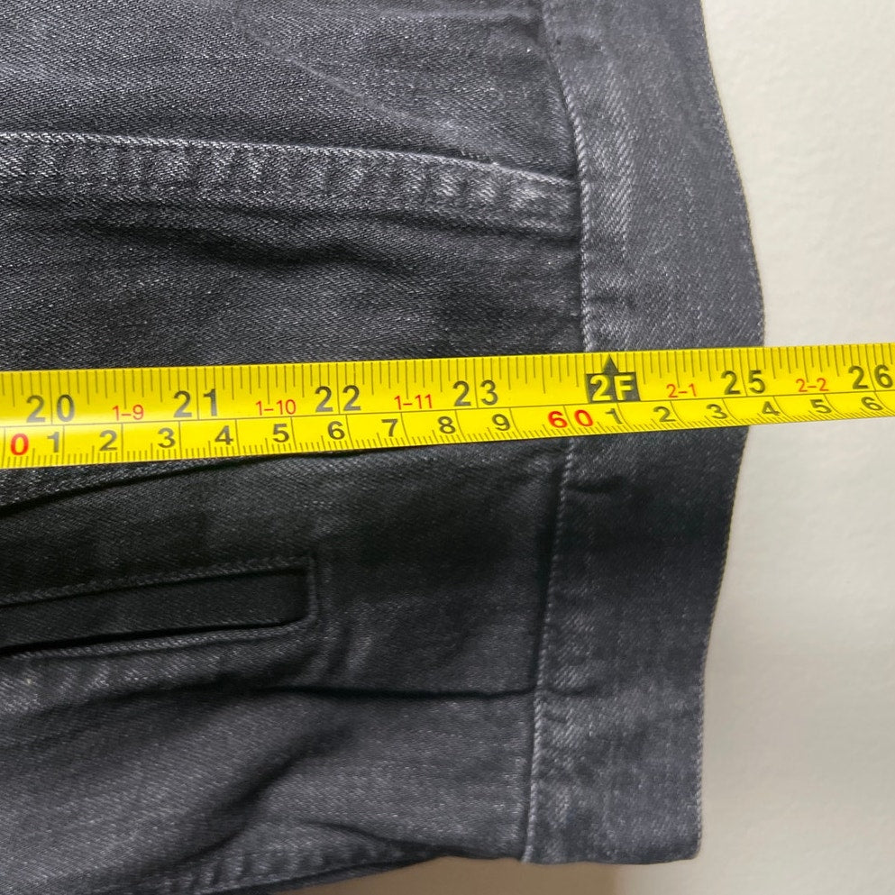 Madewell The Oversized Black Jean Jacket Women Size S