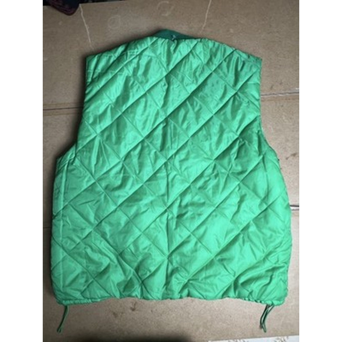 Noiz Sweater Mens 3XL Green Vest Quilted Reversible Insulated Pockets Full Zip