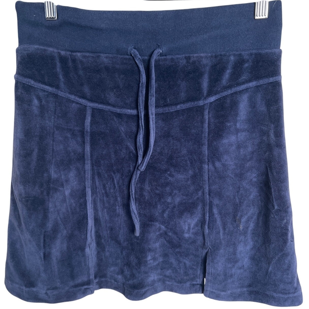 JilL Start Jeans Size 2 Velvet Navy Blue Skirt