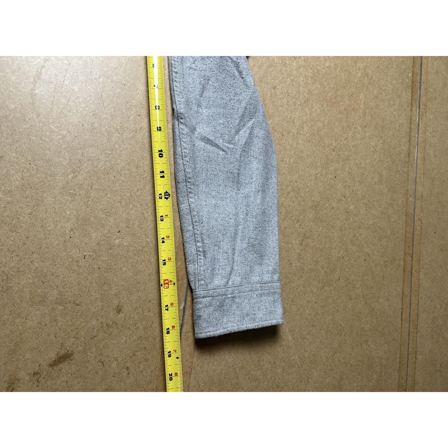 Ballast Point Shirt Mens XL Gray Flannel Long Sleeve Button-Up Pockets