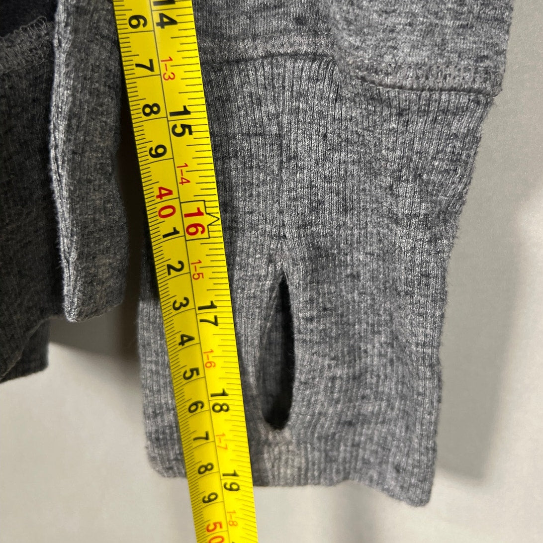 Athleta Size Large Pullover Space Heather Gray Crewneck Women's