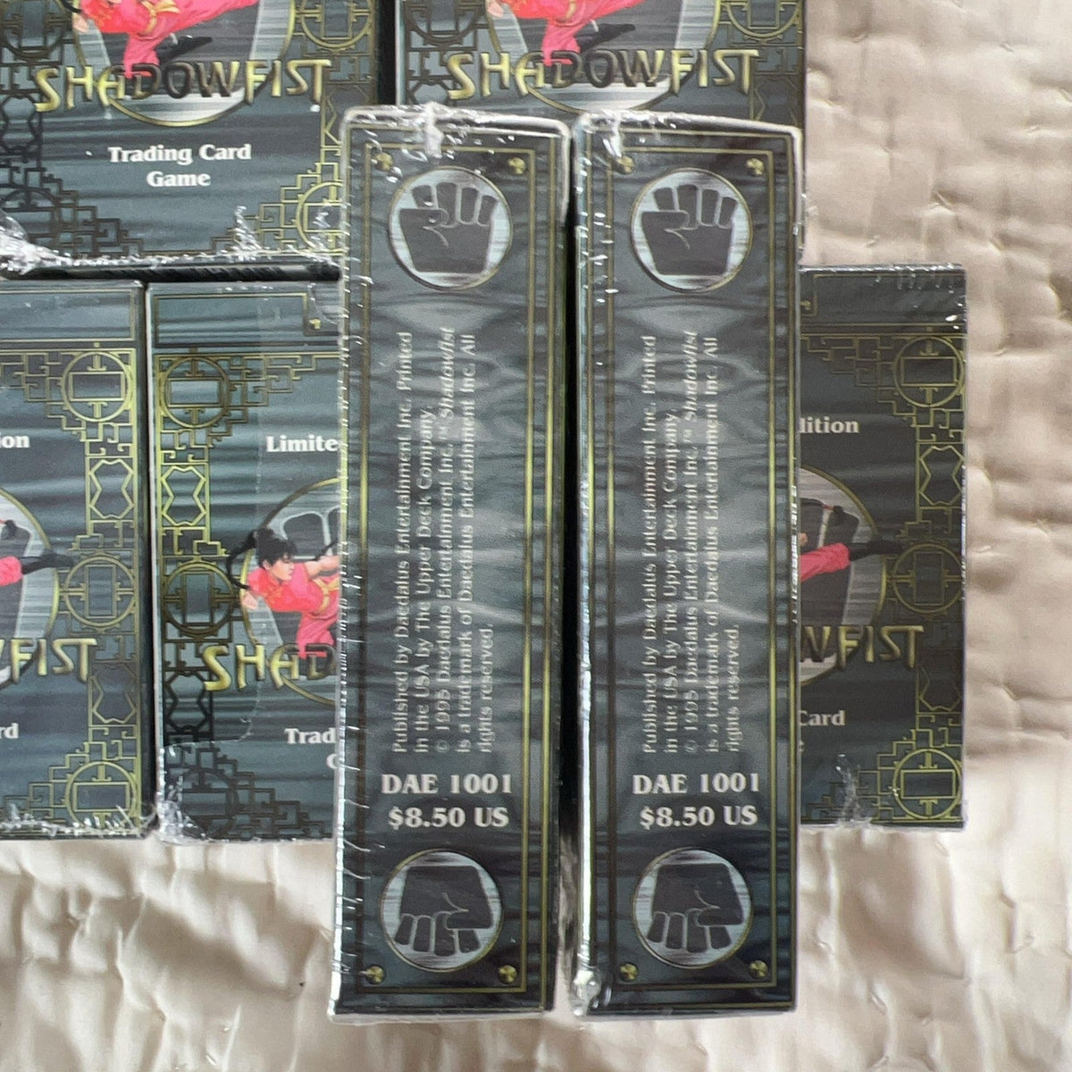 Daedalus Shadowfist Card Deck Standard Green Limited Edition Sealed Lot Of 9