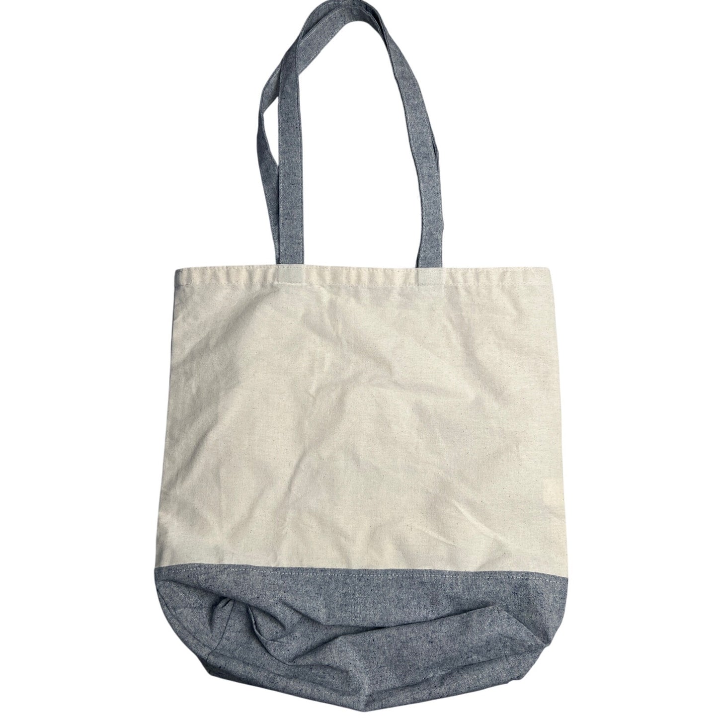 Faherty Tote Bag Canva White & Gray 100% Cotton