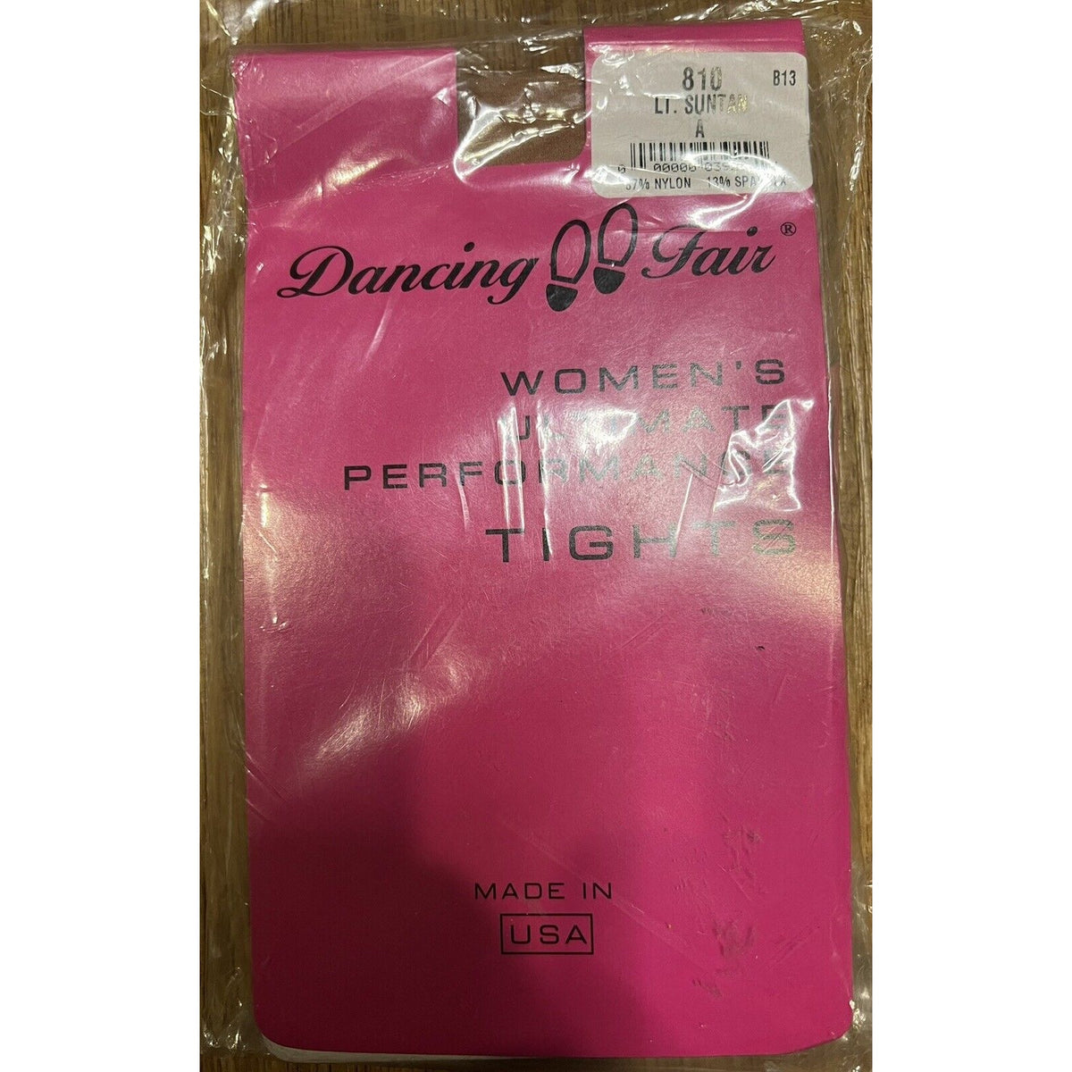 NEW Dancing Fair Women's Ultimate Performance Tights 810 Lt Suntan Size A