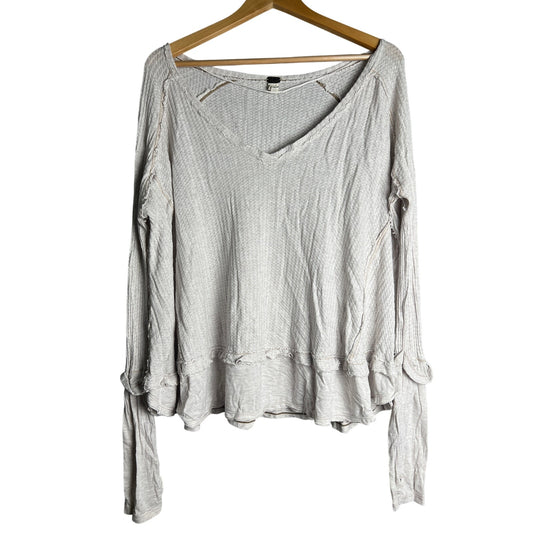 We The Freet Medium Free People Waffle Knit Sweater
