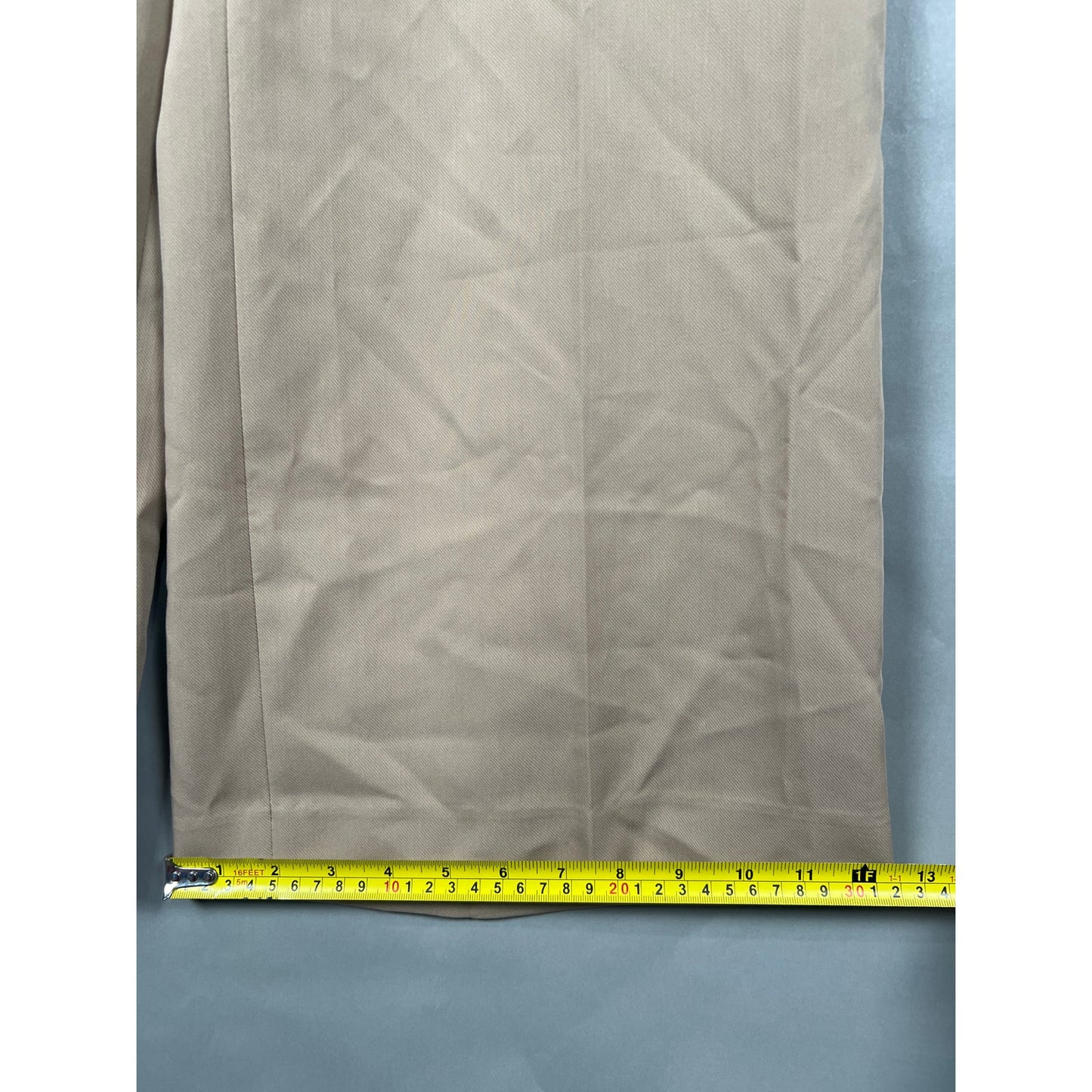 Ann Taylor NWT The Wide Leg High Rise Polyester Size 8 Beige