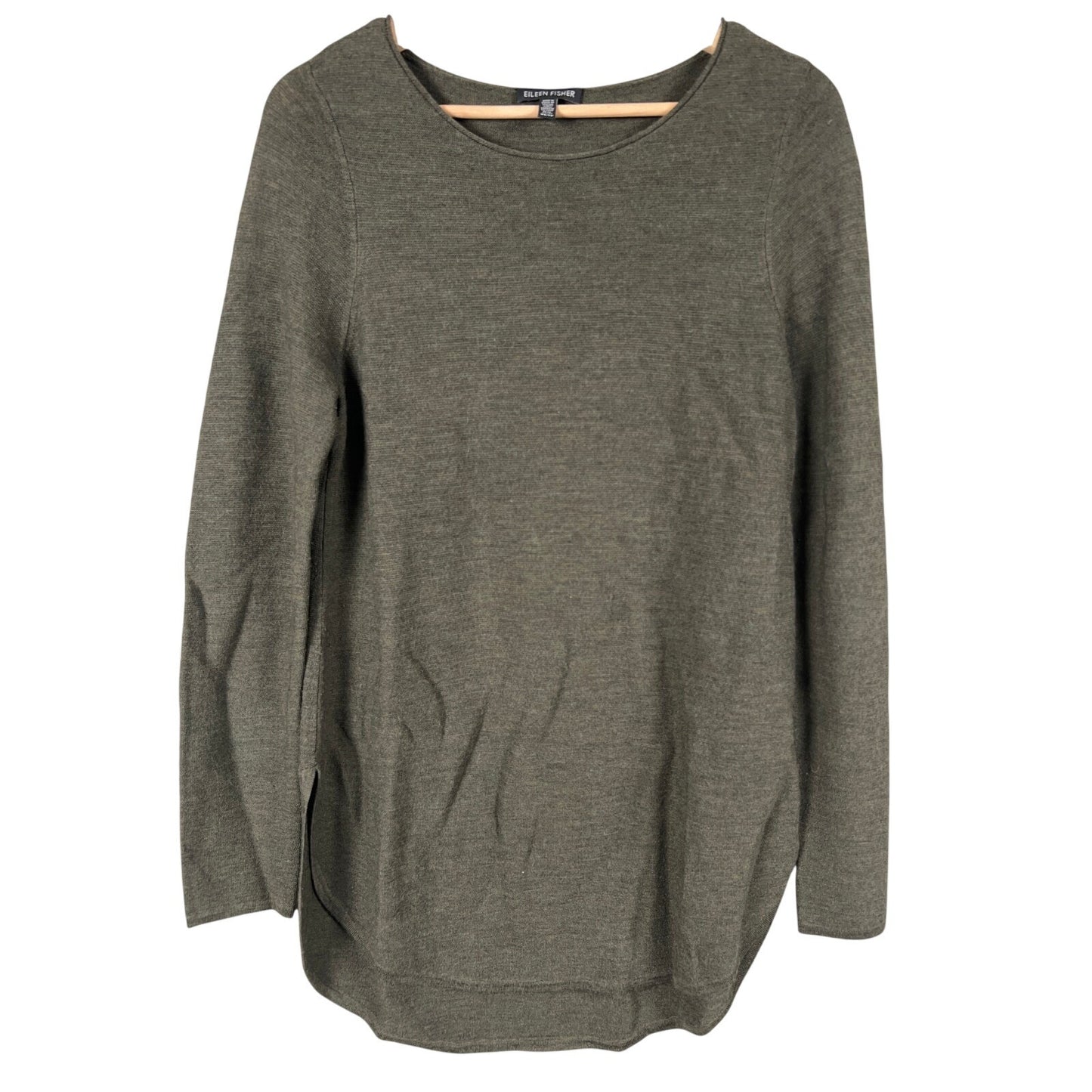 Eileen Fisher Gray Women's Size XS Long Sleeve Top