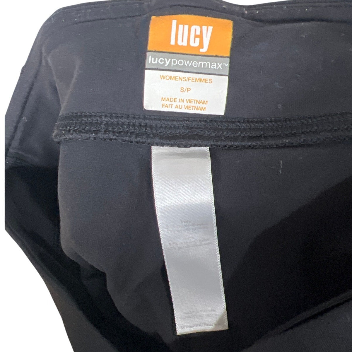 Lucy Lucy Powermax Women's Size Small Black Leggings Nylon