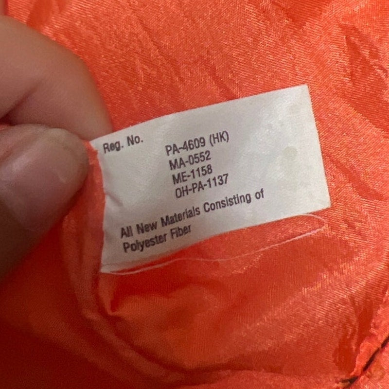 Vintage Gibson Greetings Nylon Parachute Jack O Lantern Pumpkin Plush