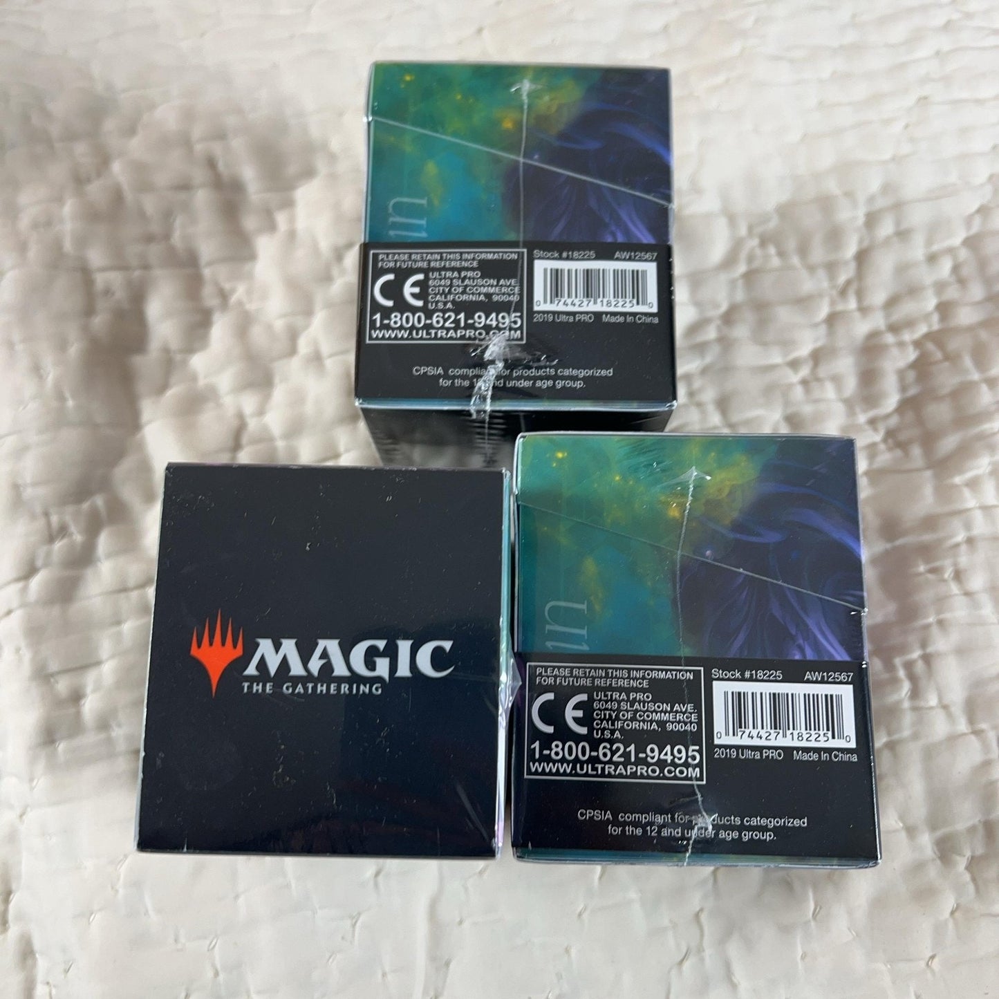 Ultra PRO Magic The Gathering PRO-100+ Deck Box Lot Of 3 Multi-Color Sealed New