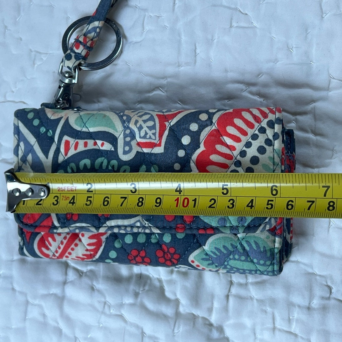 Vera Bradley Wristlet With Multiple Compartments Floral Print