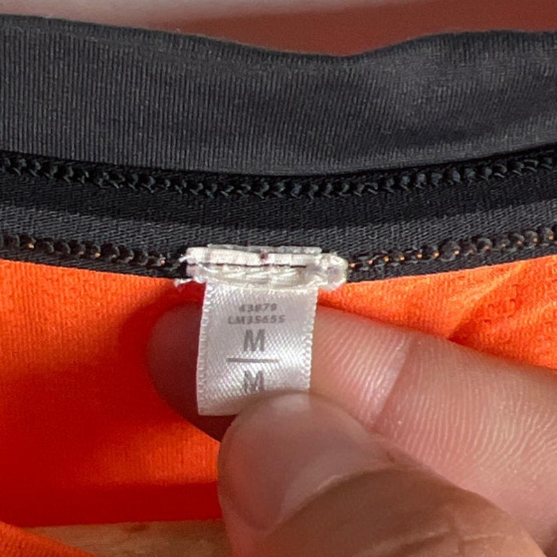 Lululemon Orange Metal Vent Tech Short Sleeve Men M T-Shirt