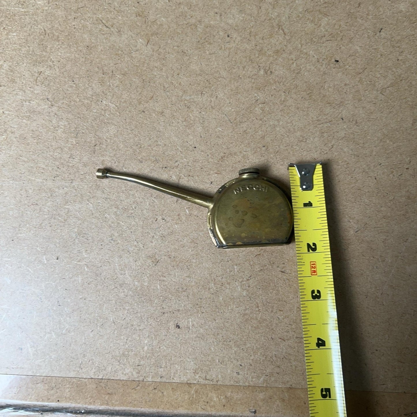 Vintage NECCHI Brass Sewing Machine Oiler Small Long Spout Made In Italy