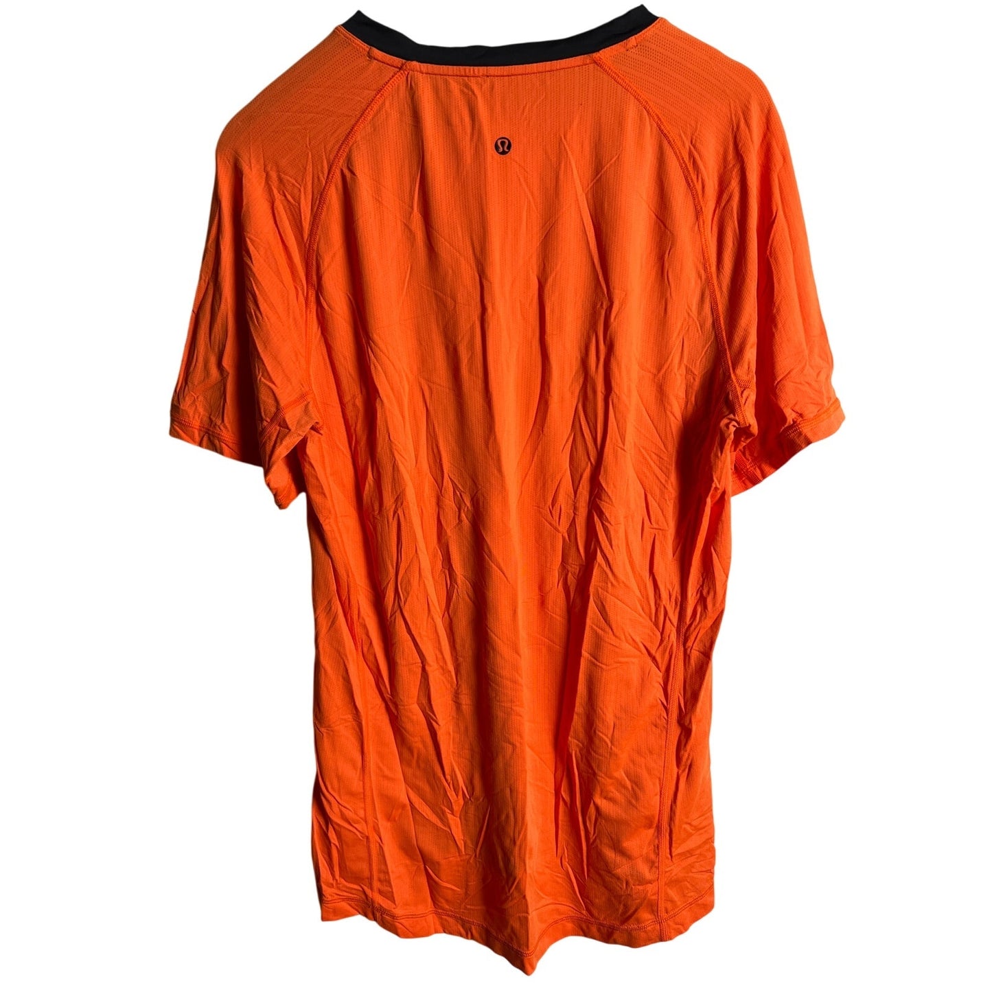 Lululemon Orange Metal Vent Tech Short Sleeve Men M T-Shirt