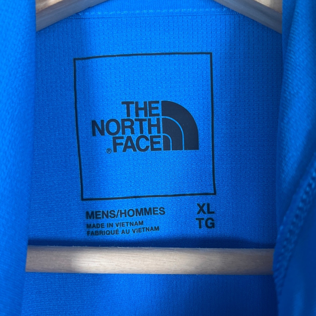 The North Face Blue Pullover Hoodie XL Polyester