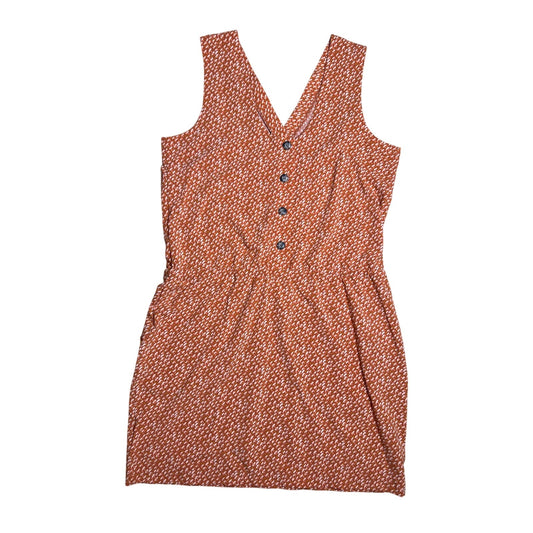 Toad & Co Orange AOP Pattern Women M Dess