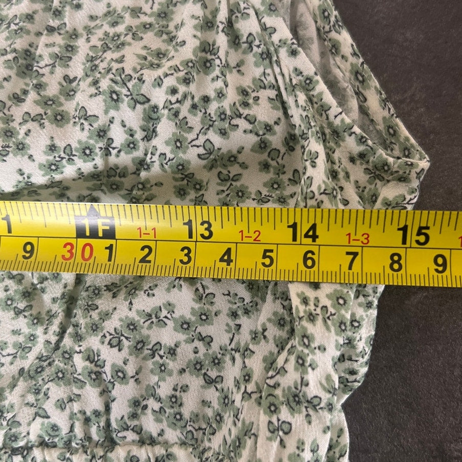 Rails Small Constantine Dress Green Garden Midi Small